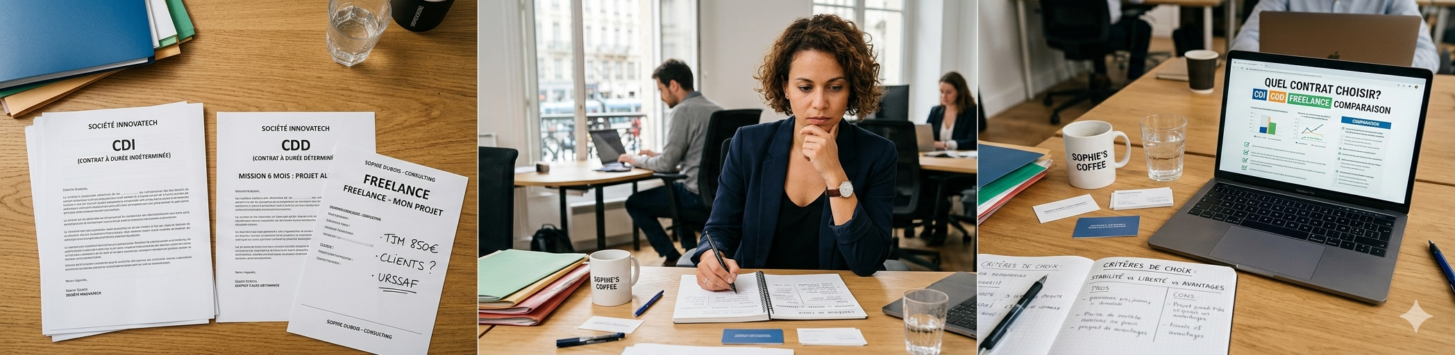 Quel contrat choisir CDI CDD ou Freelance